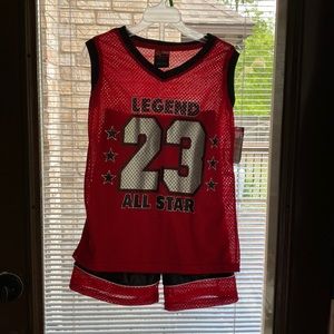 NWT Boys 2 pc Tank Top/Short Set by Tuff Guys. Size 7